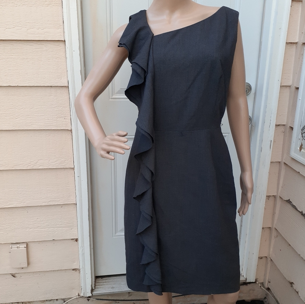 Calvin Klein charcoal grey sleeveless dress